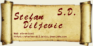 Stefan Diljević vizit kartica